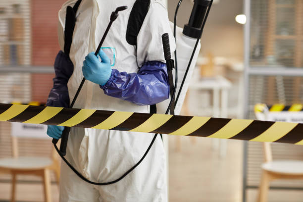 Professional Biohazard Cleanup technician working in Orange City, FL